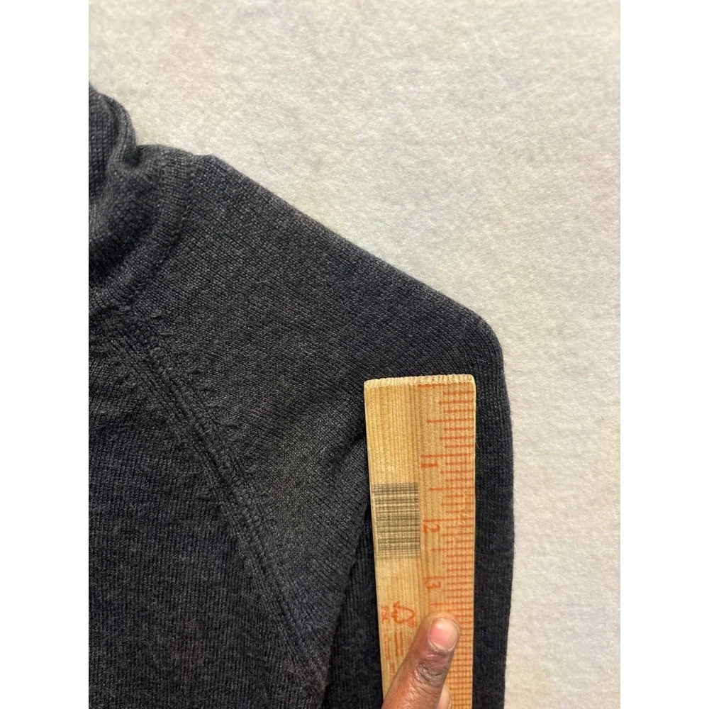 Banana‎ Republic Men Charcoal Grey Merino Wool Sweatshirt Size S